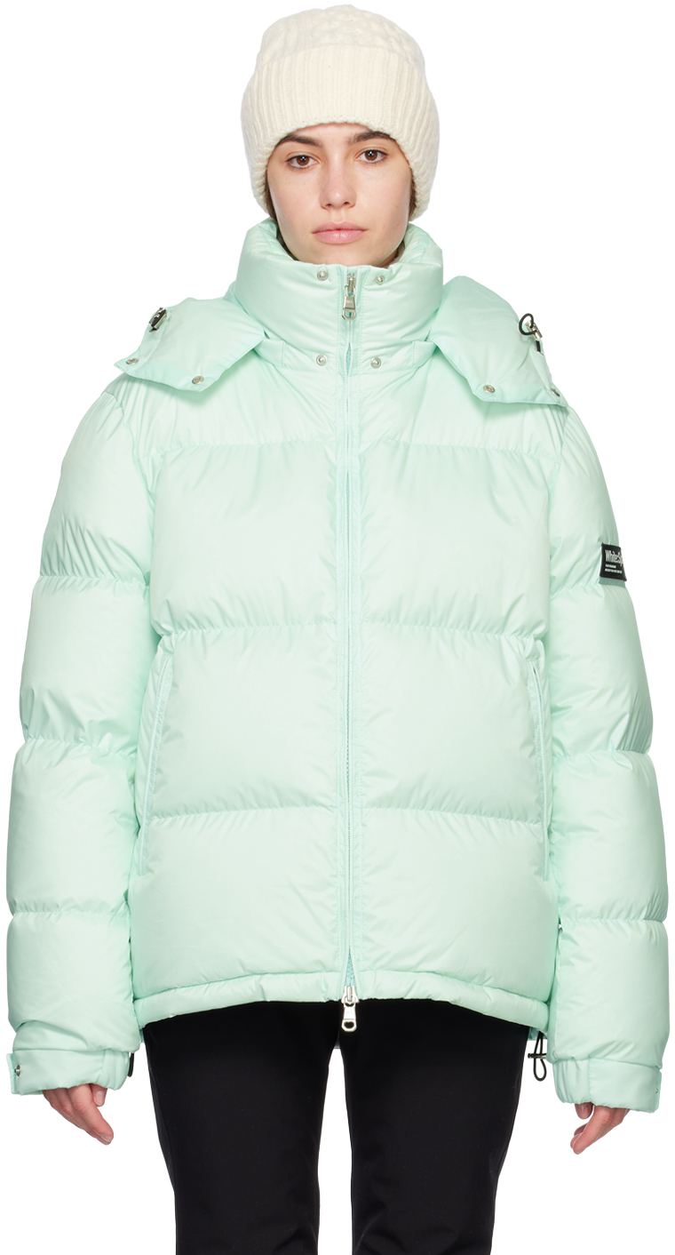 White:Space: Green Scott Down Jacket | SSENSE UK