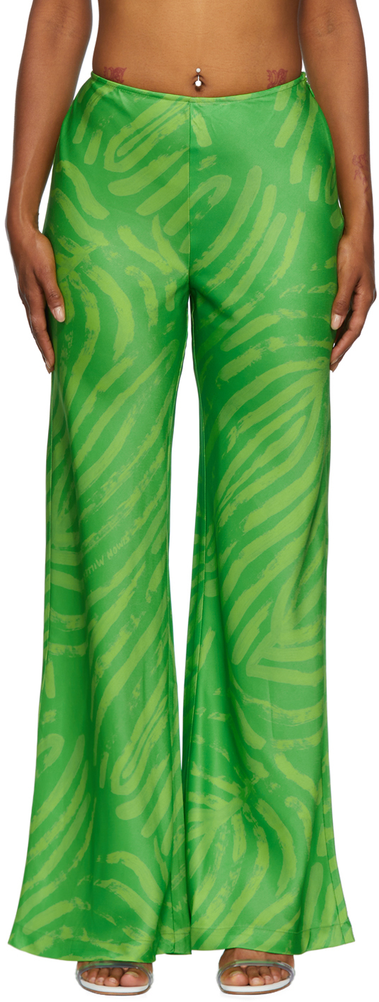 Green Veda Lounge Pants SSENSE Women Clothing Loungewear Sweats 