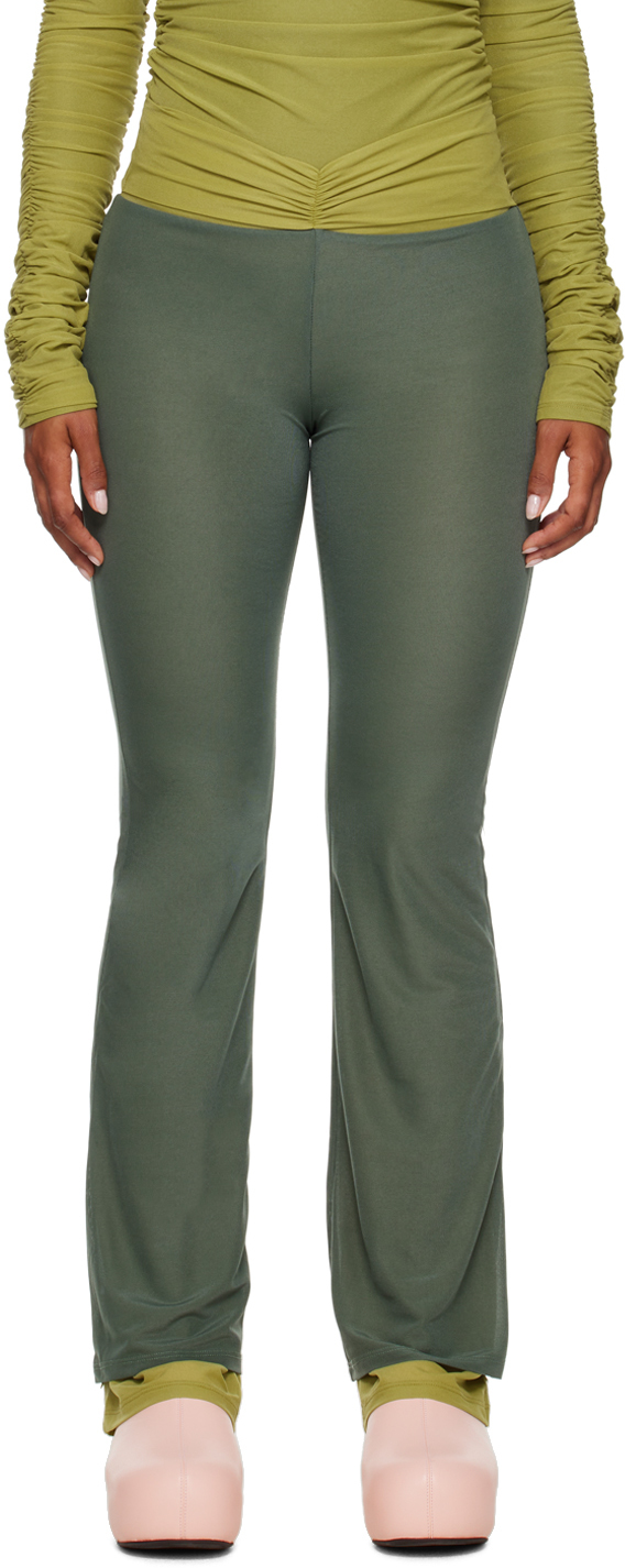 【関税込み】SIMONMILLER グリーン Galaxy ラウンジパンツ Green Galaxy Lounge Pants by SIMONMILLER on Sale
