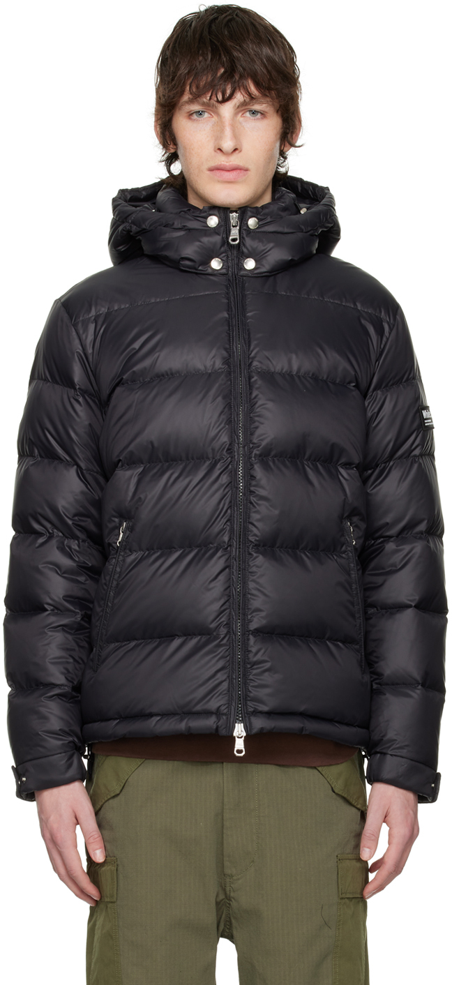 Black Madison Down Jacket by White:Space on Sale
