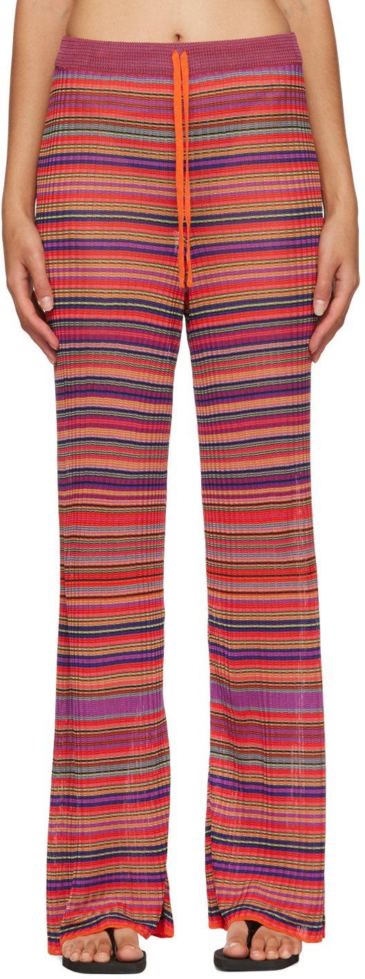 Multicolor Striped Trousers