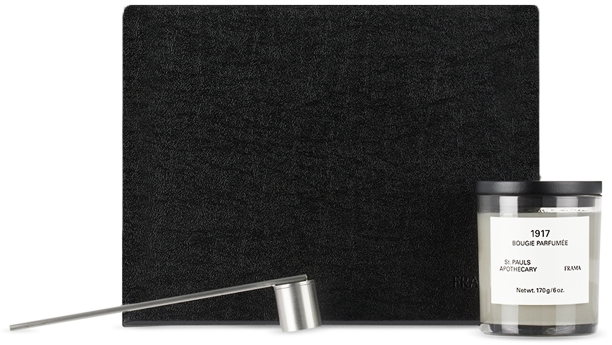 Frama 1917 Candle & Snuffer – Ssense Exclusive Gift Box In Black