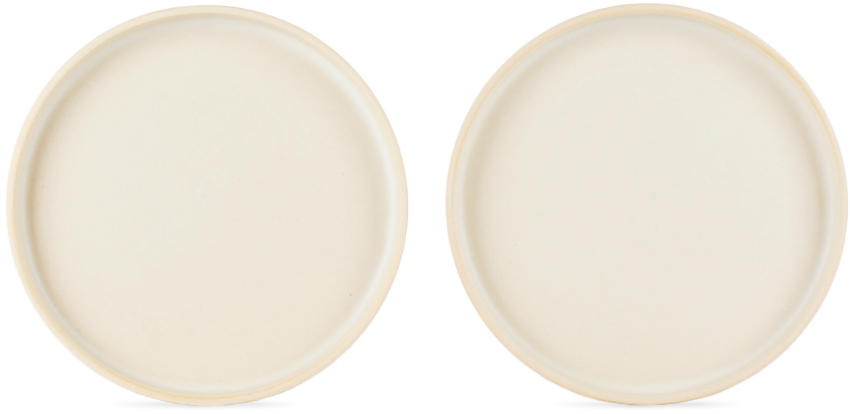 Frama Off-white Small Otto Plate Set In Natural