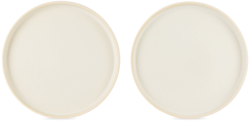Frama Off-white Large Otto Plate Set In Natural