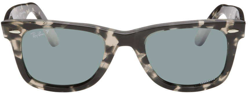 Ray-Ban Gray Wayfarer Chromance Sunglasses