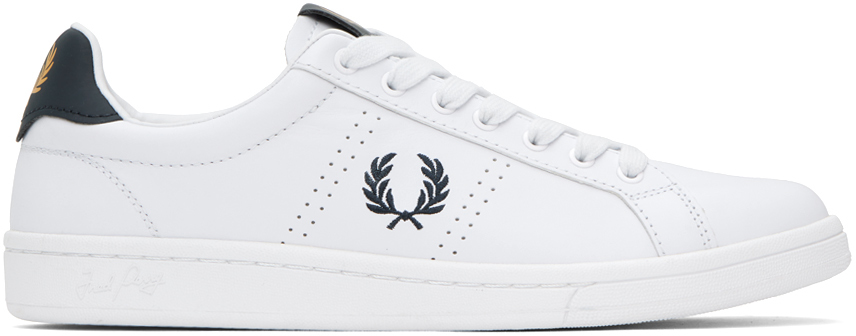 Shop Fred Perry White B721 Sneakers
