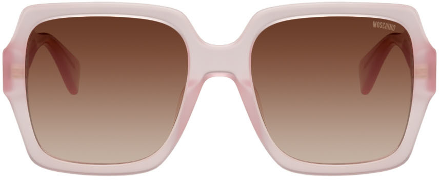 Moschino Pink Square Sunglasses