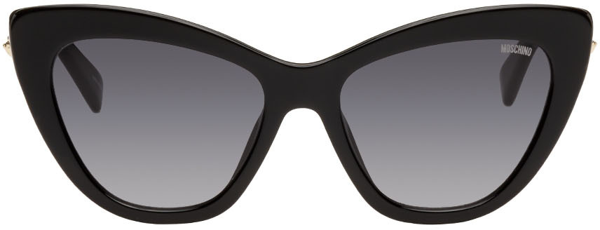 Moschino Black Cat-Eye Sunglasses