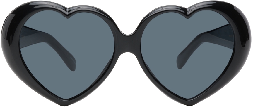 Moschino Black Heart Sunglasses