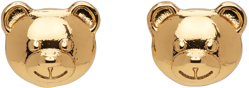 Moschino Gold Teddy Earrings