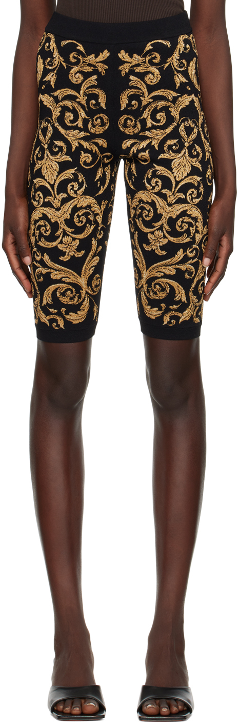 Black Baroque Shorts