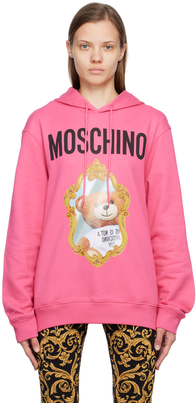 Moschino Moschino Underwear Sweatshirt Hoodie Woman Pink A17109004 147 Sz L PUT OFFER 