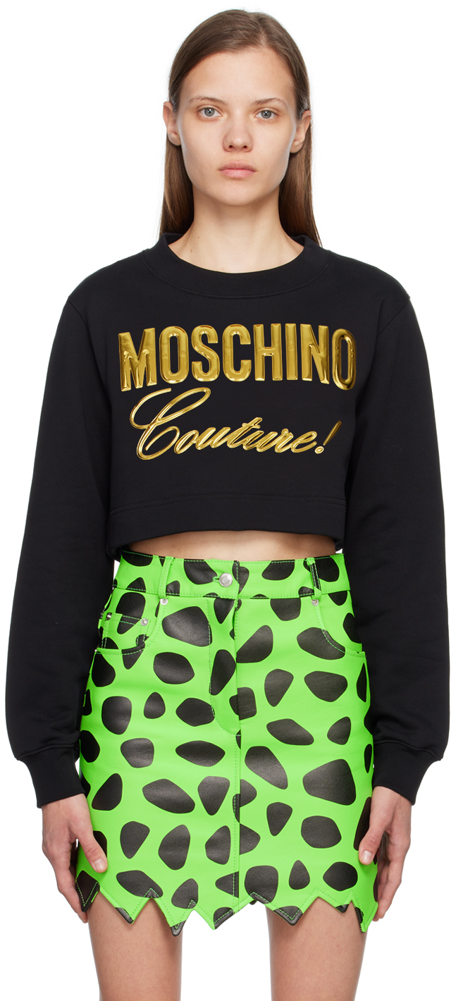 Black 'Moschino Couture' Sweatshirt by on Sale
