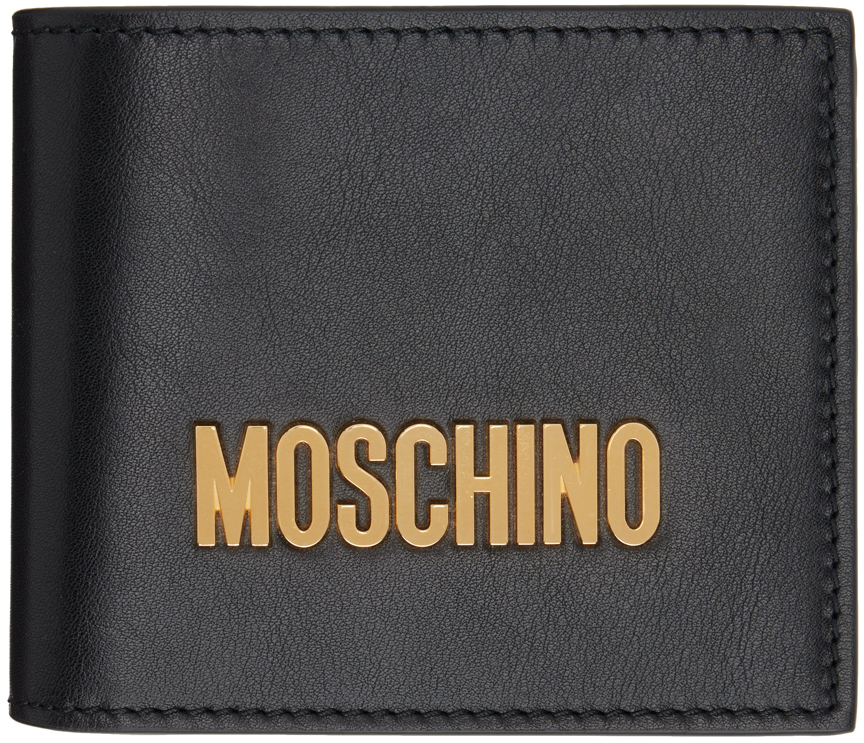 Moschino Black Bifold Wallet