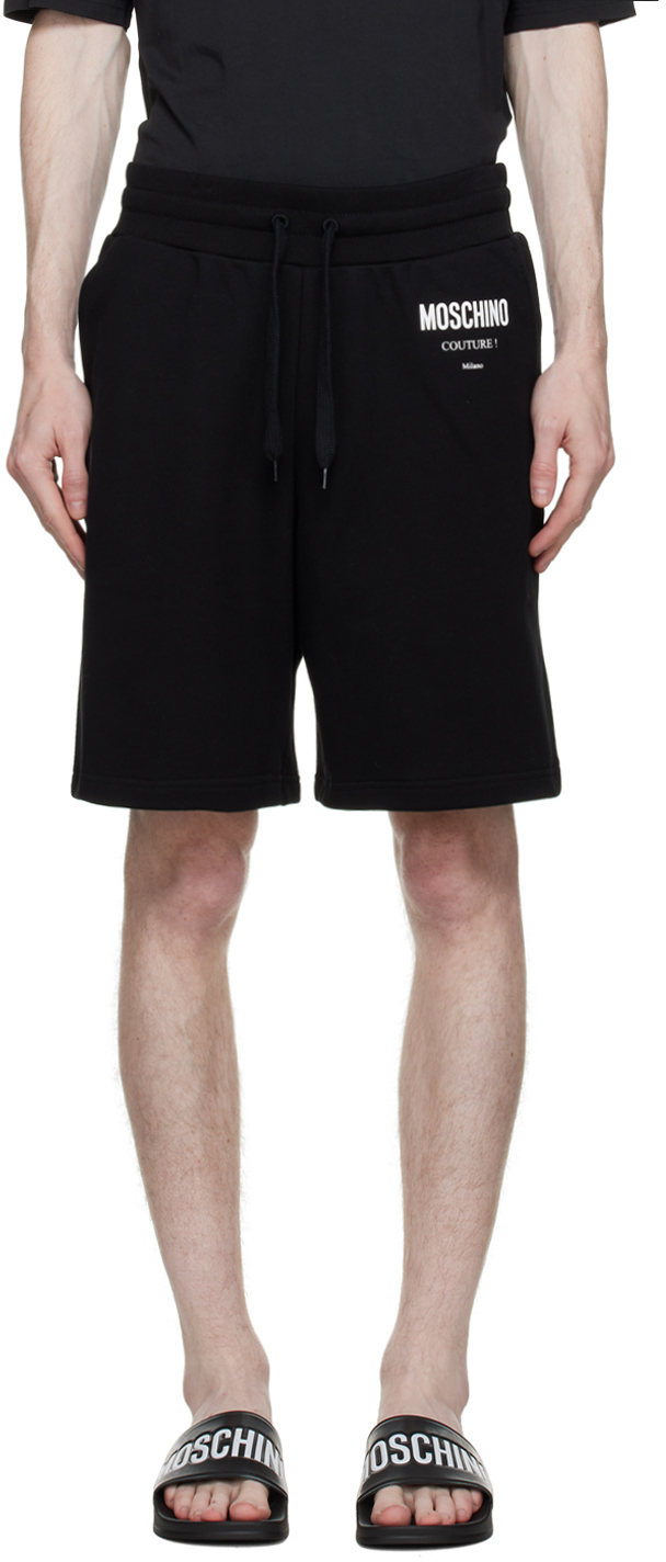 Moschino Black Fantasy Shorts