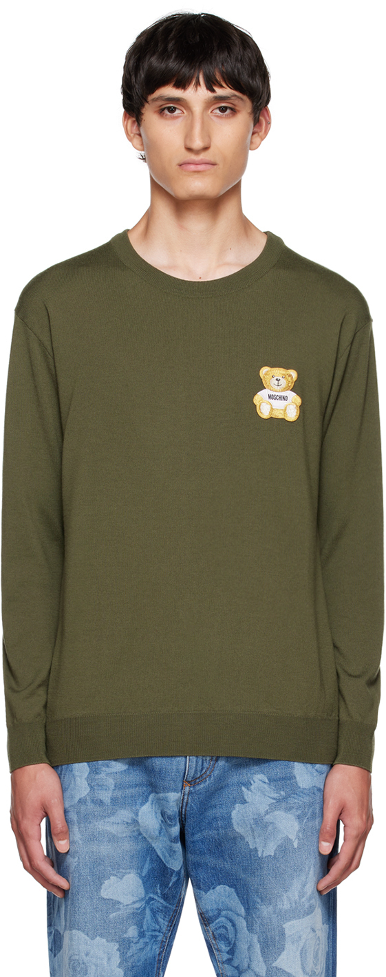 Green Teddy Bear Sweater