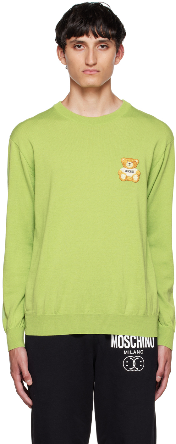 Green Teddy Bear Sweater