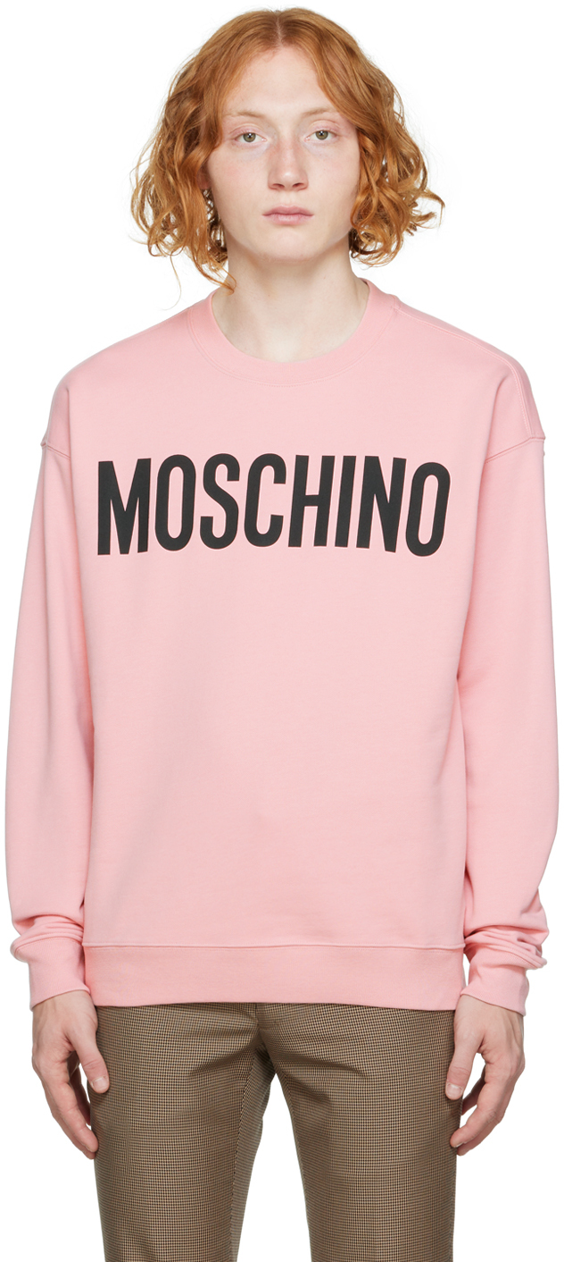 Moschino Pink Printed Sweatshirt
