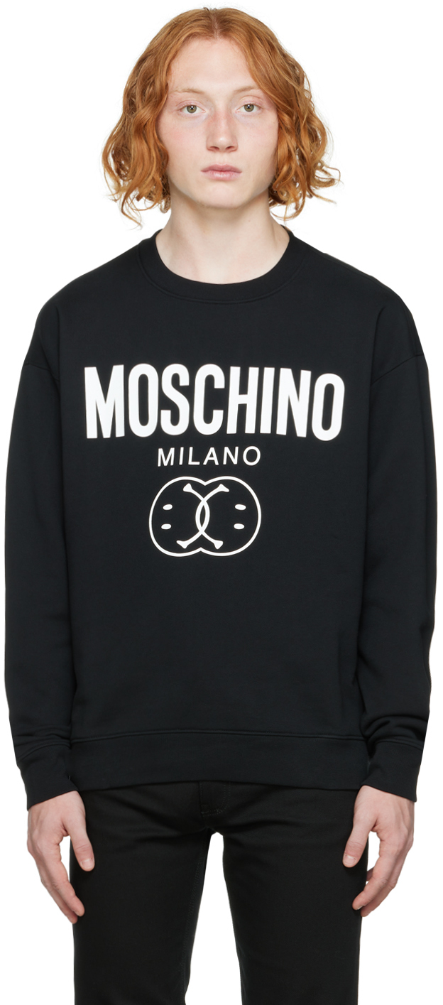 Moschino Black Smiley Edition Sweatshirt