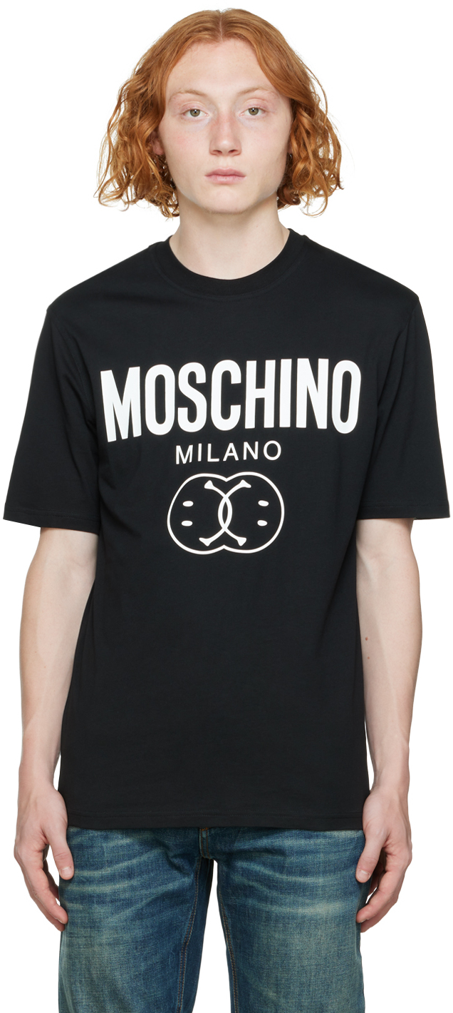 デジタル限定の-モスキーノ •メンズ Tシャ•ツ トップス T-shirt Black