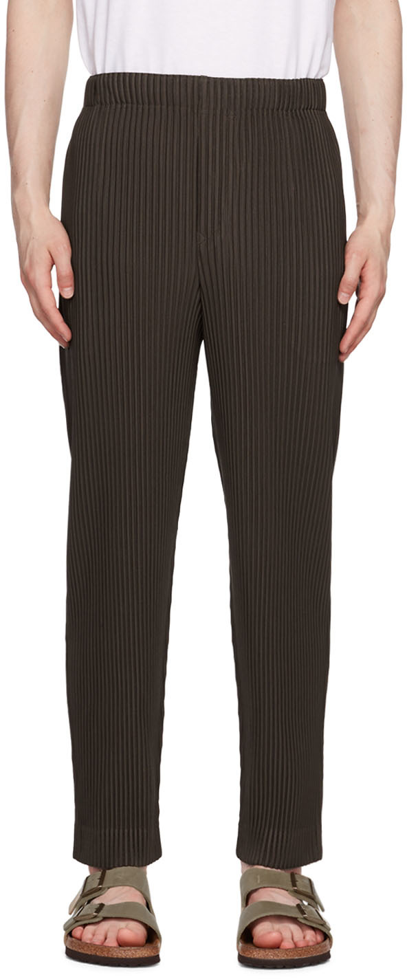 ブラック系,M驚きの安さ HOMME PLISSÉ ISSEY MIYAKE ルーズフィット 在庫特価品 イッセイミヤケ ルーズフィットパンツ その他