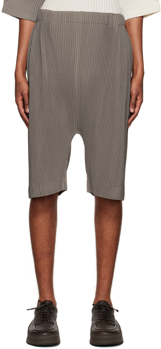 Homme Vêtements Shorts Shorts casual Short plissé à lien de resserrage Homme Plissé Issey Miyake pour homme en coloris Rose 