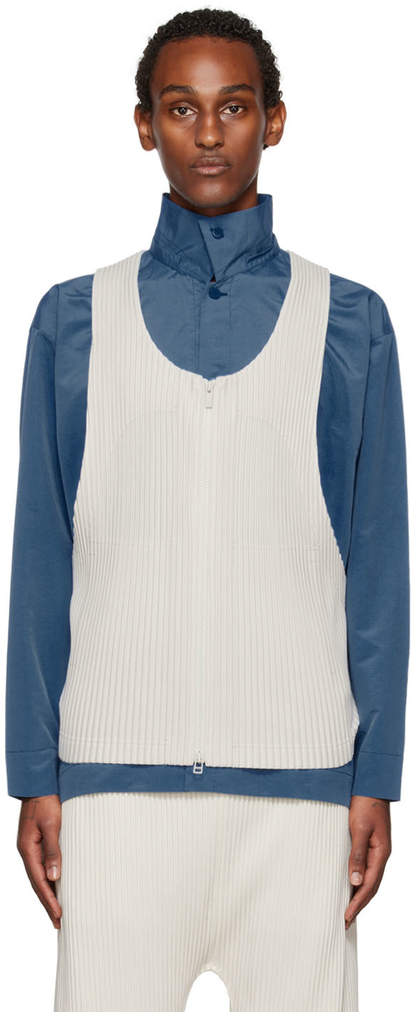 homme plissé issey miyake vest
