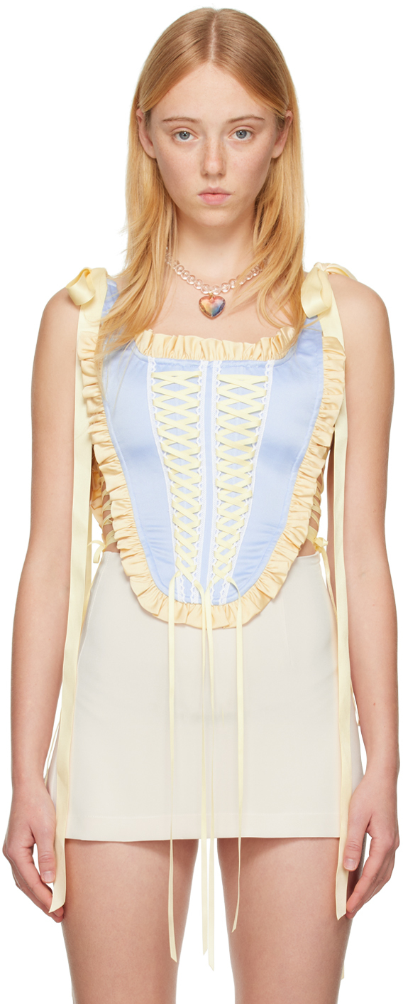 FANCÌ BLUE BO PEEP CORSET