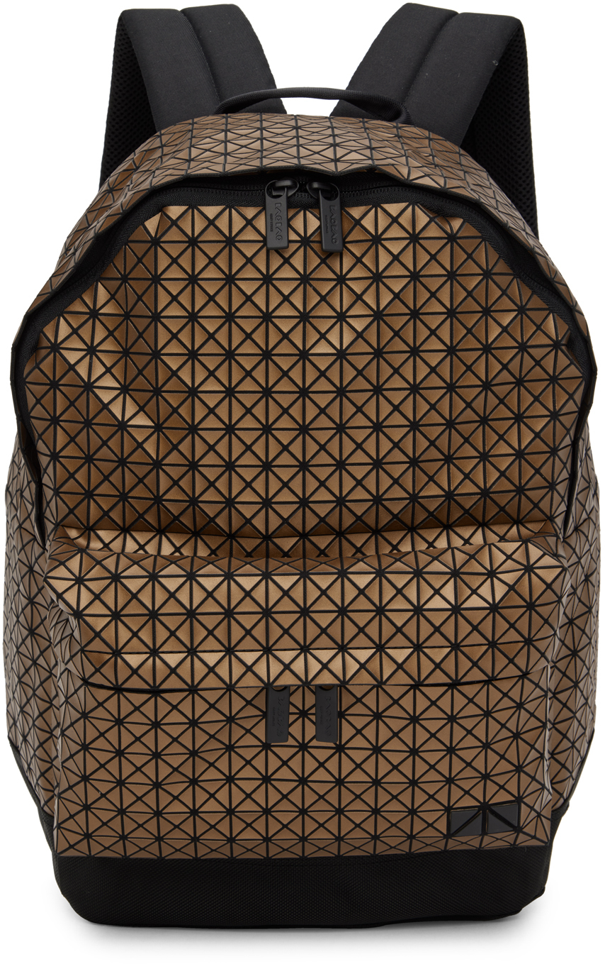 Bao Bao Issey Miyake: Brown Daypack Metallic Backpack | SSENSE