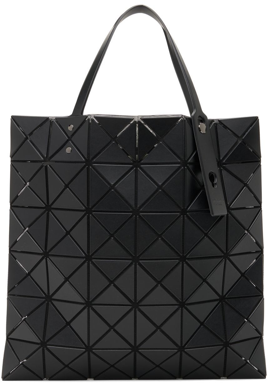 Bao Bao Issey Miyake: Black Lucent Matte Tote | SSENSE Canada