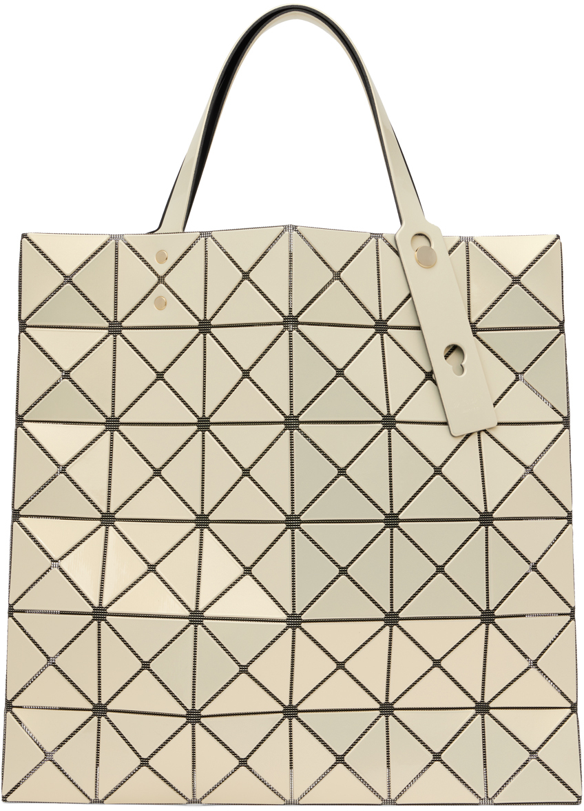 Bao Bao Issey Miyake Lucent geometric-pattern Tote Bag - White
