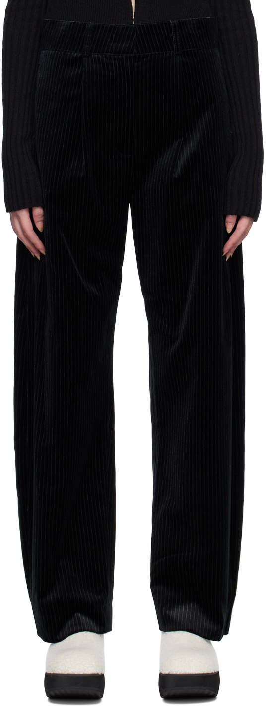 Black Rounding Trousers