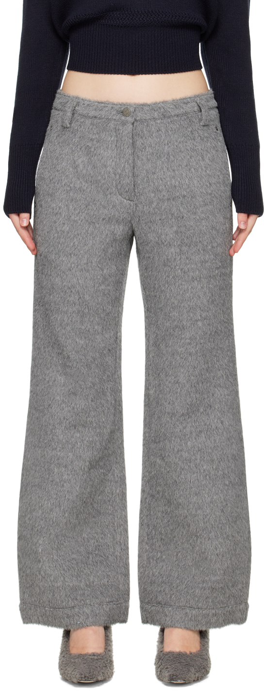 Gray Rounding Trousers