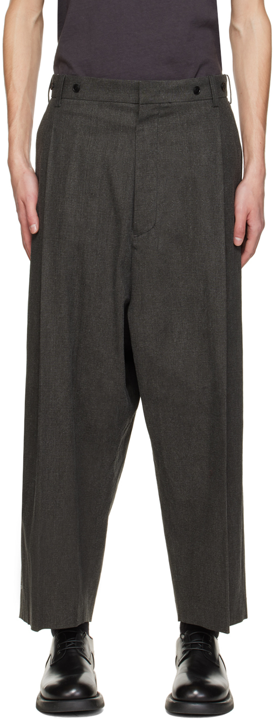 Y's Gray Sarouel Trousers
