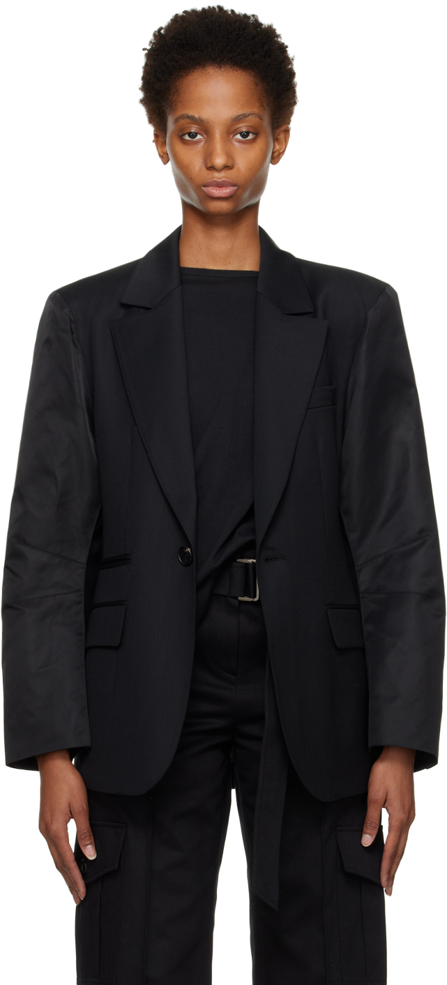 Black Inside Out Blazer