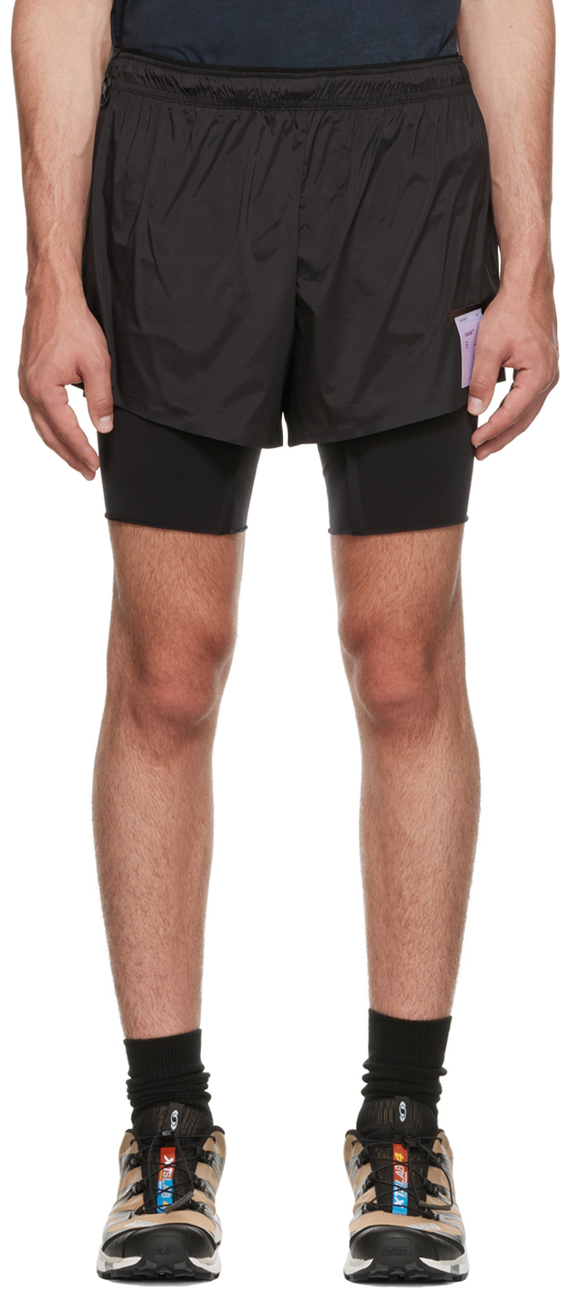 Black Nylon Shorts