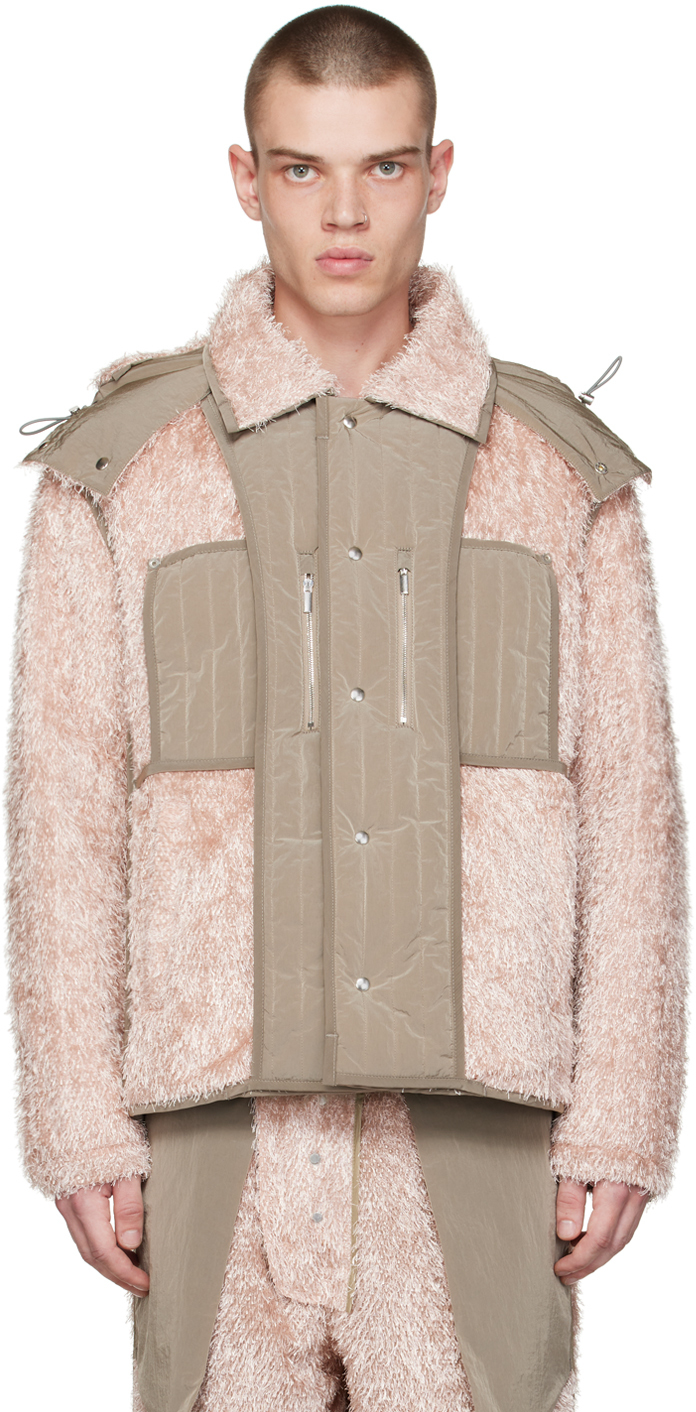 Craig Green Pink Fluffy Worker Reversible Jacket