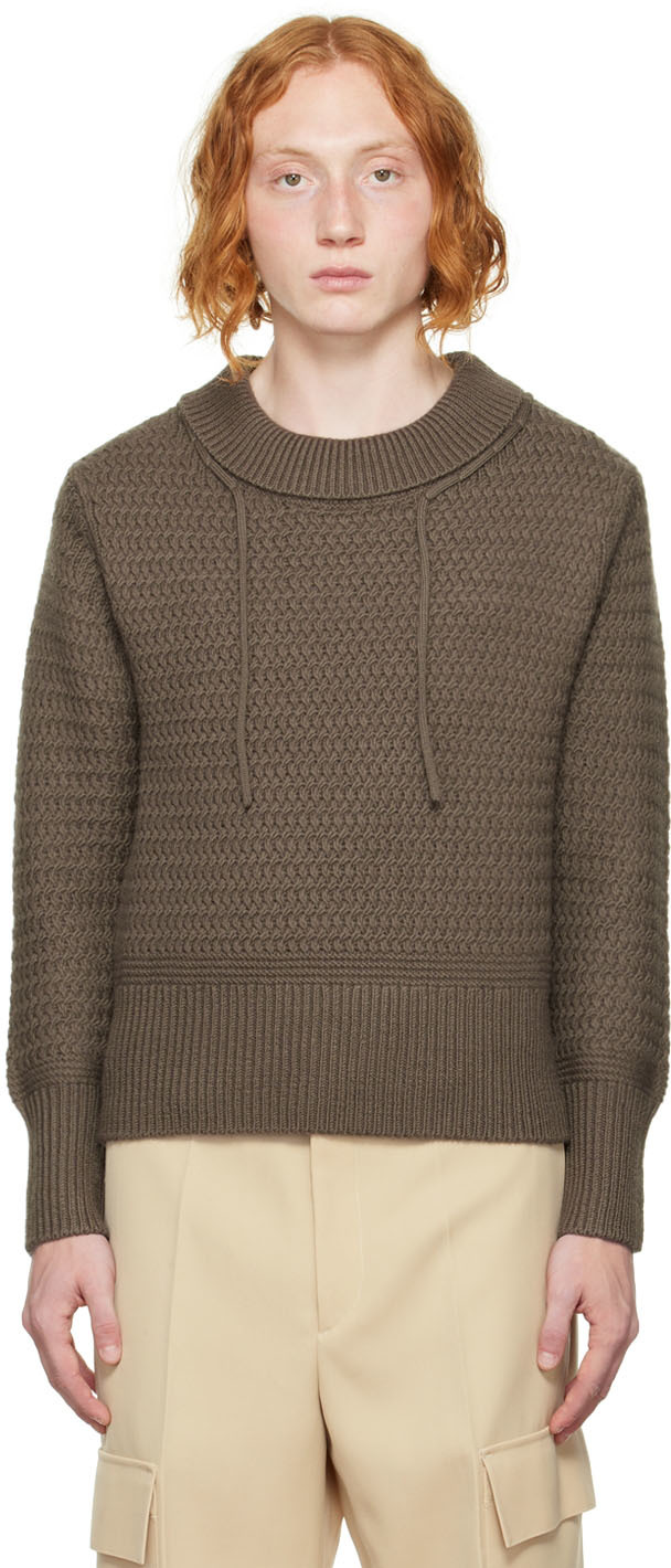 Brown Knot Sweater