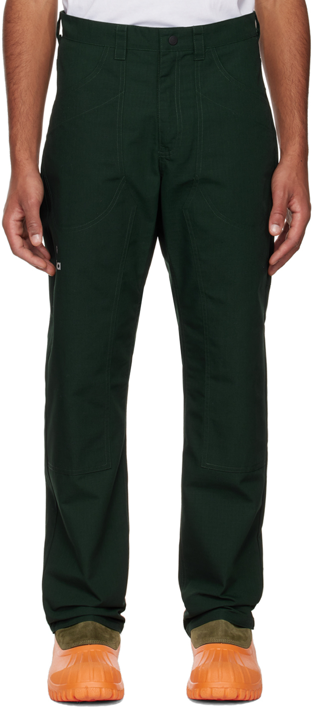 Ostrya Green Hardy Trousers In Hunter Green