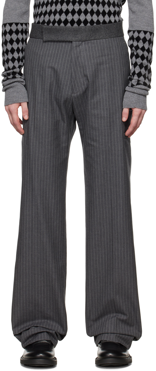 Maximilian Davis Gray Drayton Trousers
