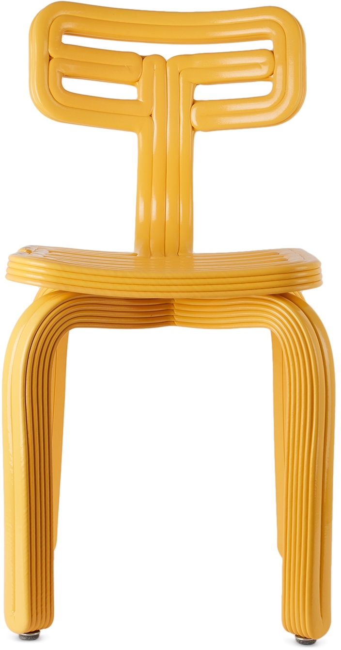 Yellow Chubby Chair by Kooij SSENSE UK
