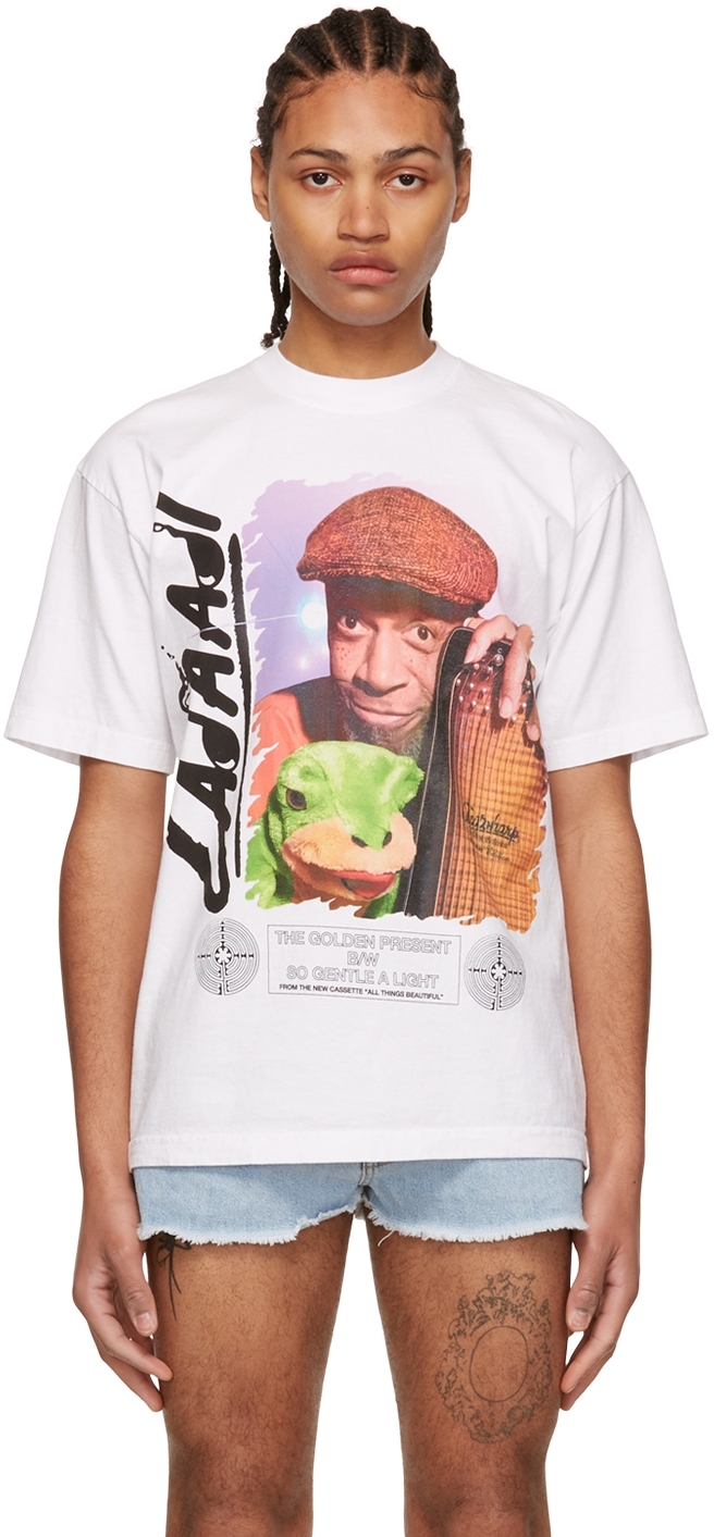 Online Ceramics White Laraaji Edition Frog T-shirt | ModeSens