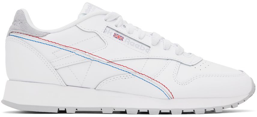 Reebok White Classic Sneakers In Ftwr White/ftwr Whit