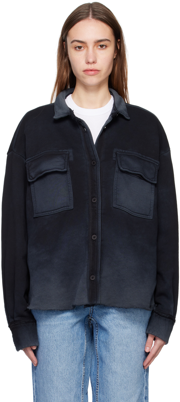 COTTON CITIZEN Black Brooklyn Shirt SSENSE UK