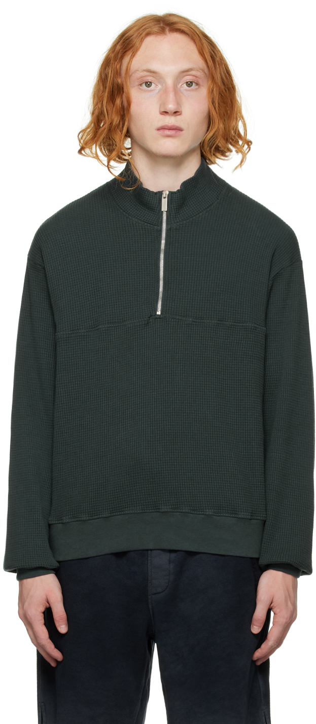COTTON CITIZEN Green Cooper Sweater