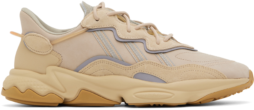 Shop Adidas Originals Tan Ozweego Sneakers In St Pale Nude / Light