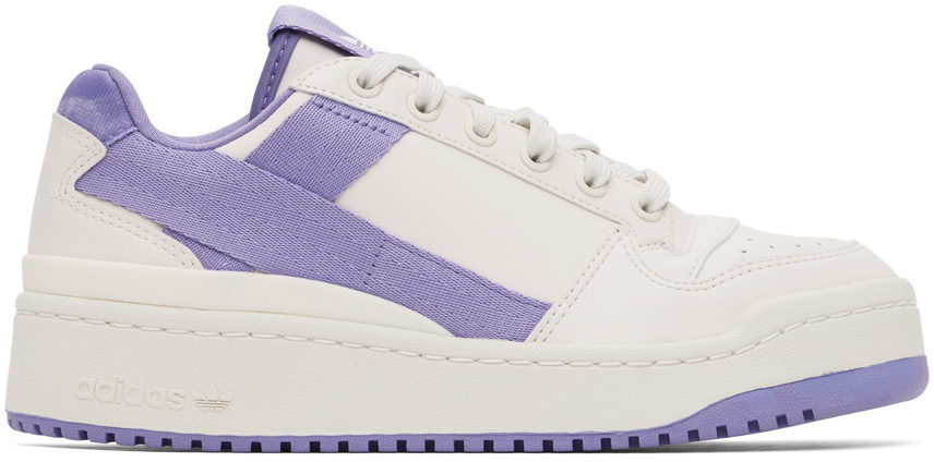 White & Purple Forum Bold Sneakers