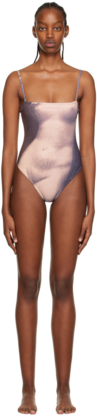 SSENSE Exclusive Brown Capsule One-Piece Swimsuit