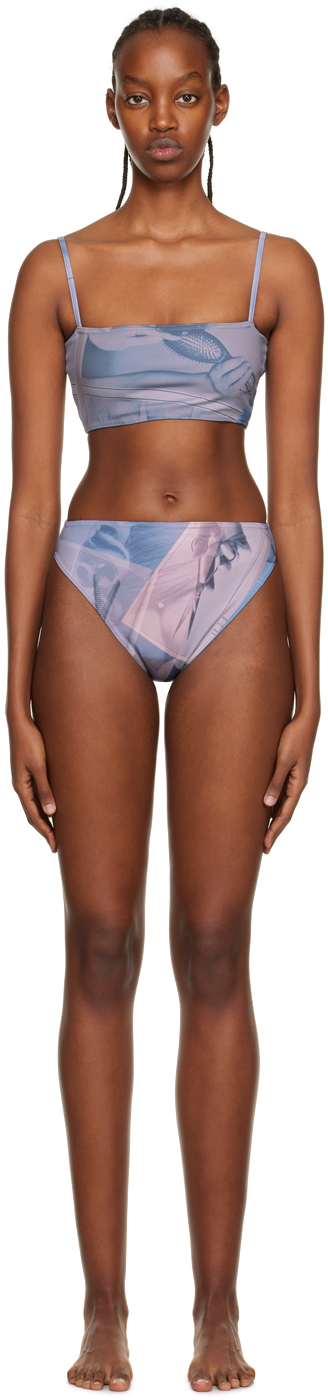 ELLISS SSENSE Exclusive Gray Capsule Bikini Set