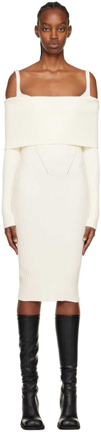 Off-White Hollis Midi Dress SSENSE Women Clothing Dresses Midi Dresses 